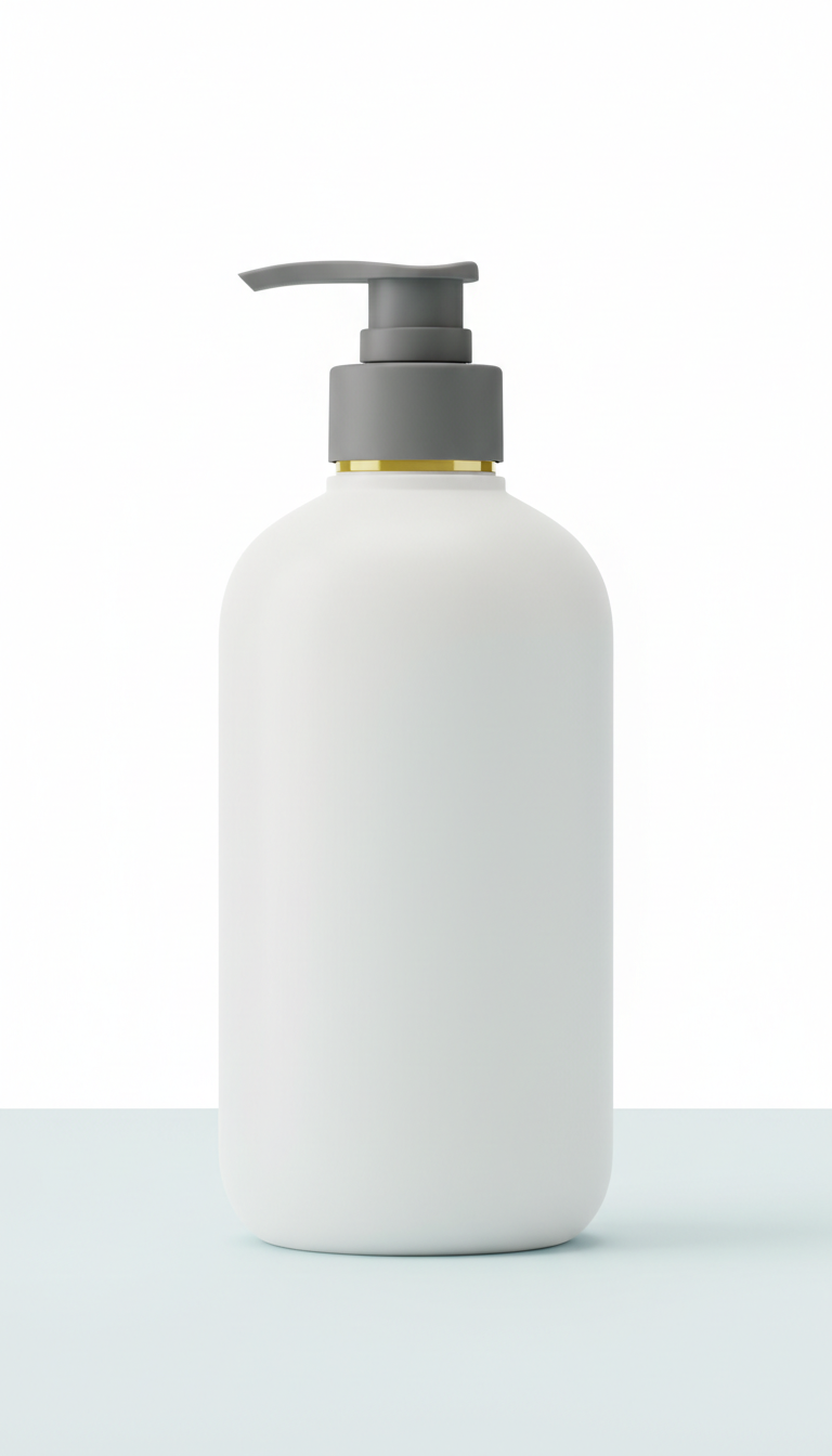 Revitalizing shampoo bottle